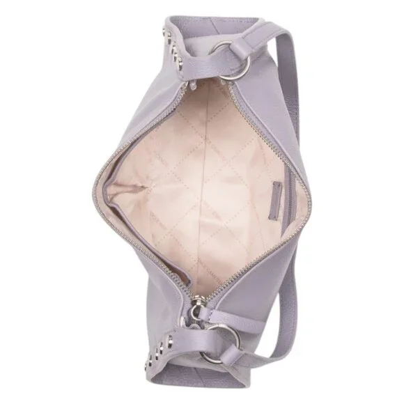 VINCE CAMUTO Leather Lisha Studded Shoulder Bag